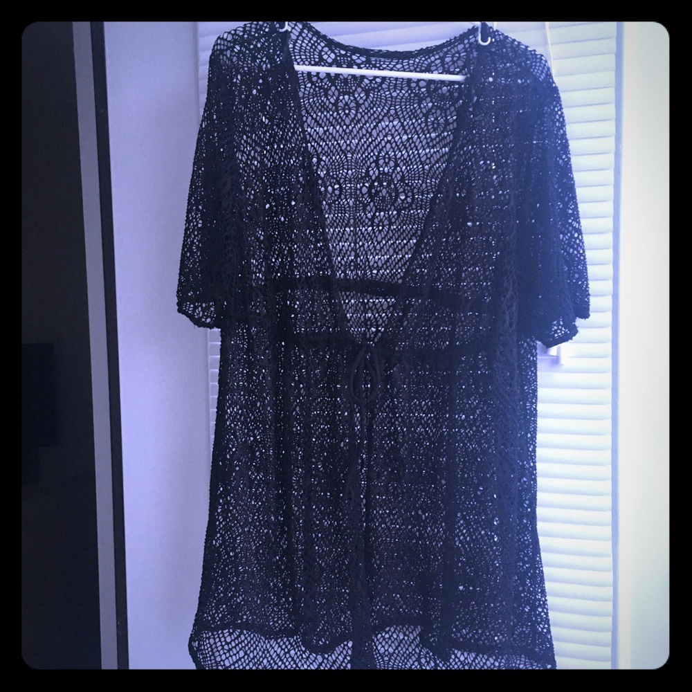See-through robe